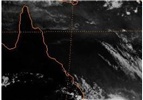 Nov 1992: Satellite view of thunderstorm development